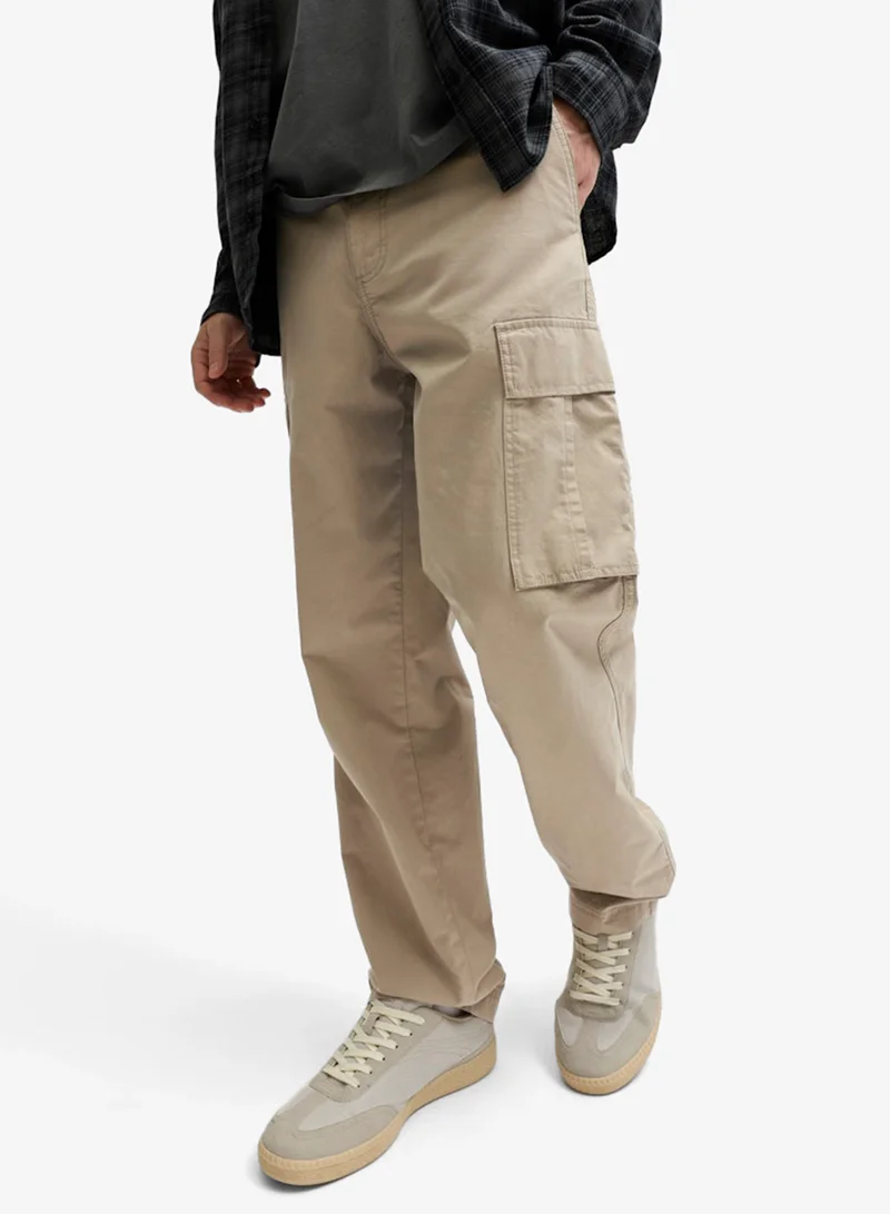 JJ Rebel  Regular Fit Cargo Pants for Men | Best Price UAE